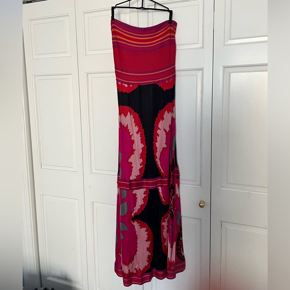 M Missoni strapless dress